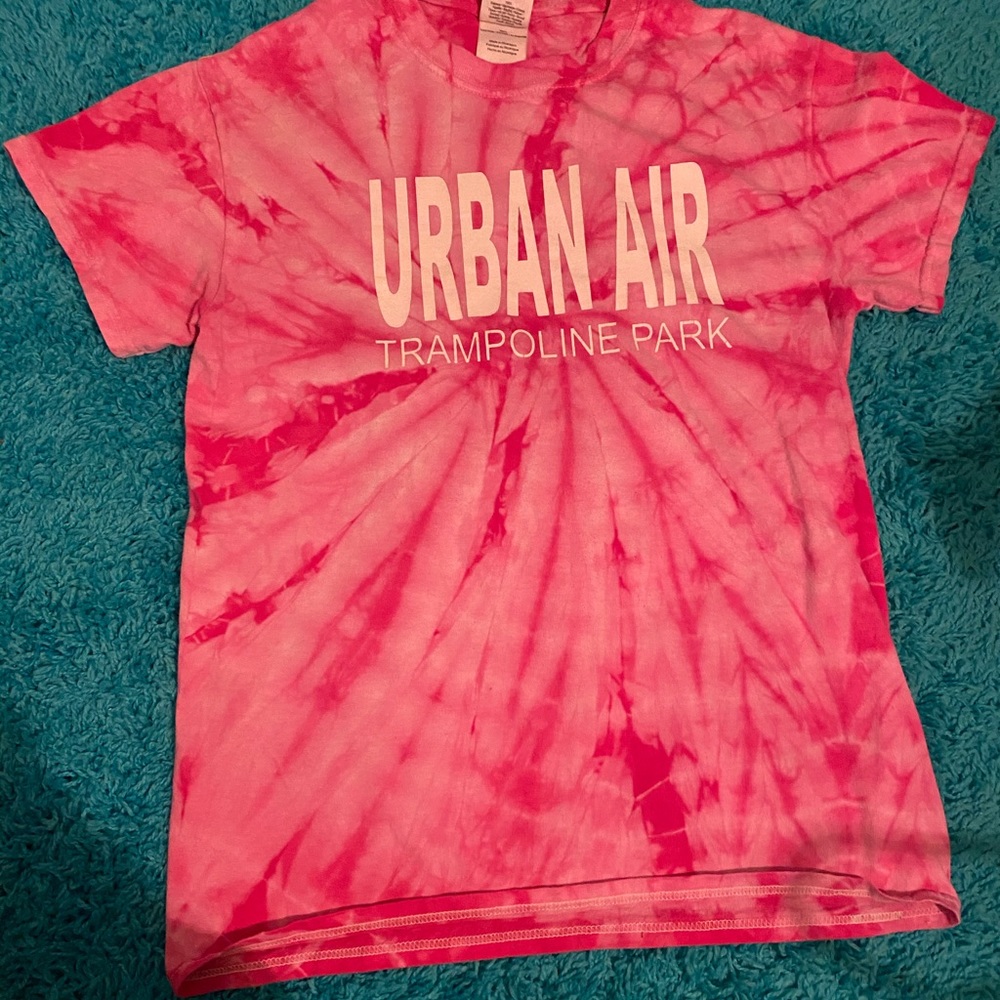 Pink tie dye Urban Air shirt
